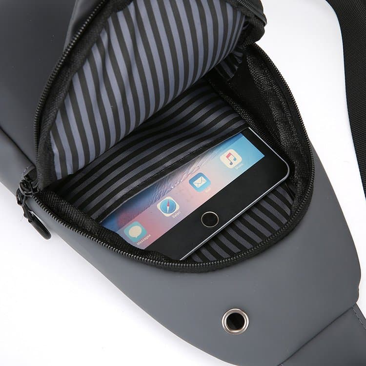 Multifunctional Breast Bag Men's Fashion Shoulder Messenger Bag
