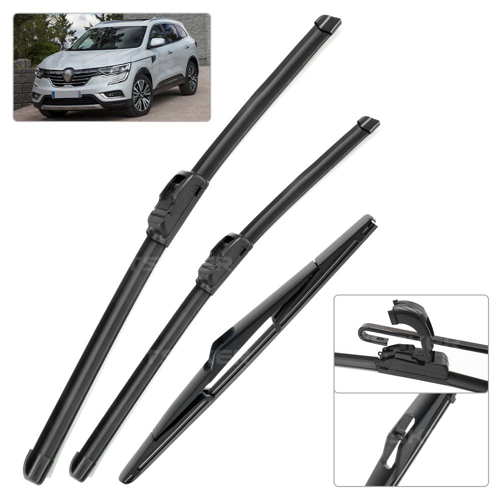 Pro Renault Koleos HZG MK2 2016-2025 2017 2018 Stěrače Přední a Zadní Stěrače Čelní Sklo Okenní Kartáče 26"+16"+9"