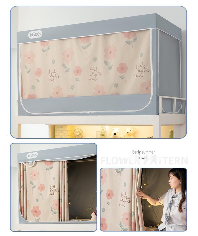Blackout Bed Canopy & Mosquito Net for Student Privacy