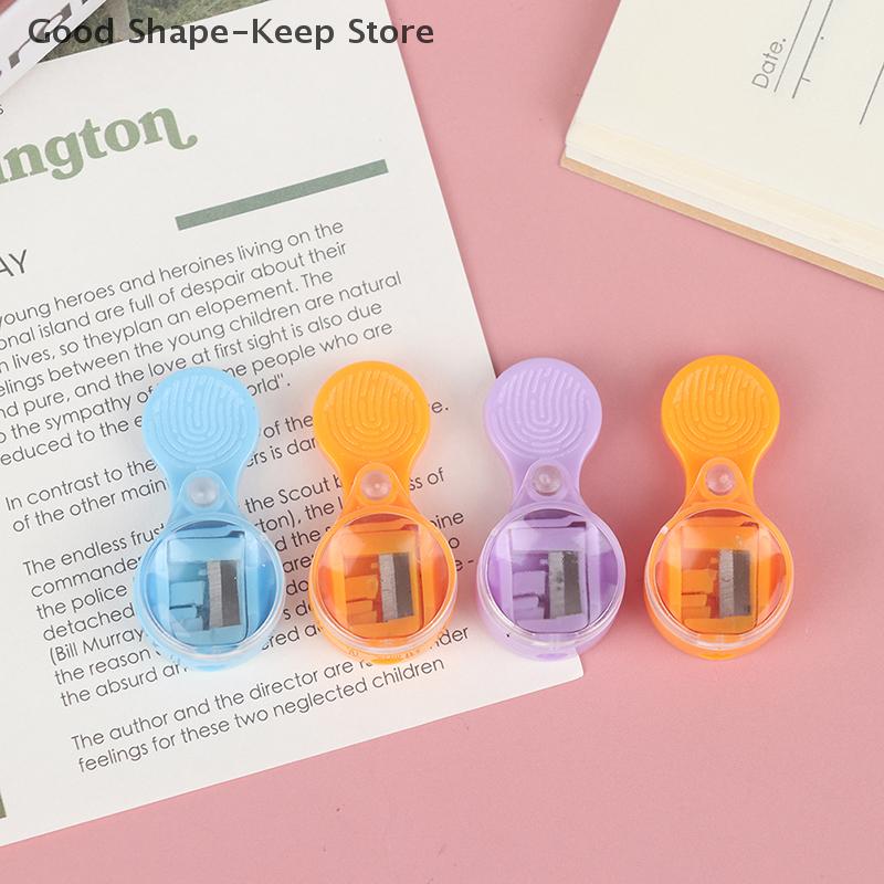 Mini Pointer Pencil Sharpener, 2mm Leads, Portable Sharpener, 4Pcs Student supplies pencil sharpening tools