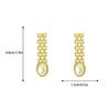 Stylish Pearls Earrings Eye Catching Earrings Alloy Texture Comfortable Pearls Earrings for Daily Wear and Parties