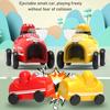 Children's Little Yellow Duck Ejection Inertia Car Children's Baby Puzzle Boys and Girls Toy Car