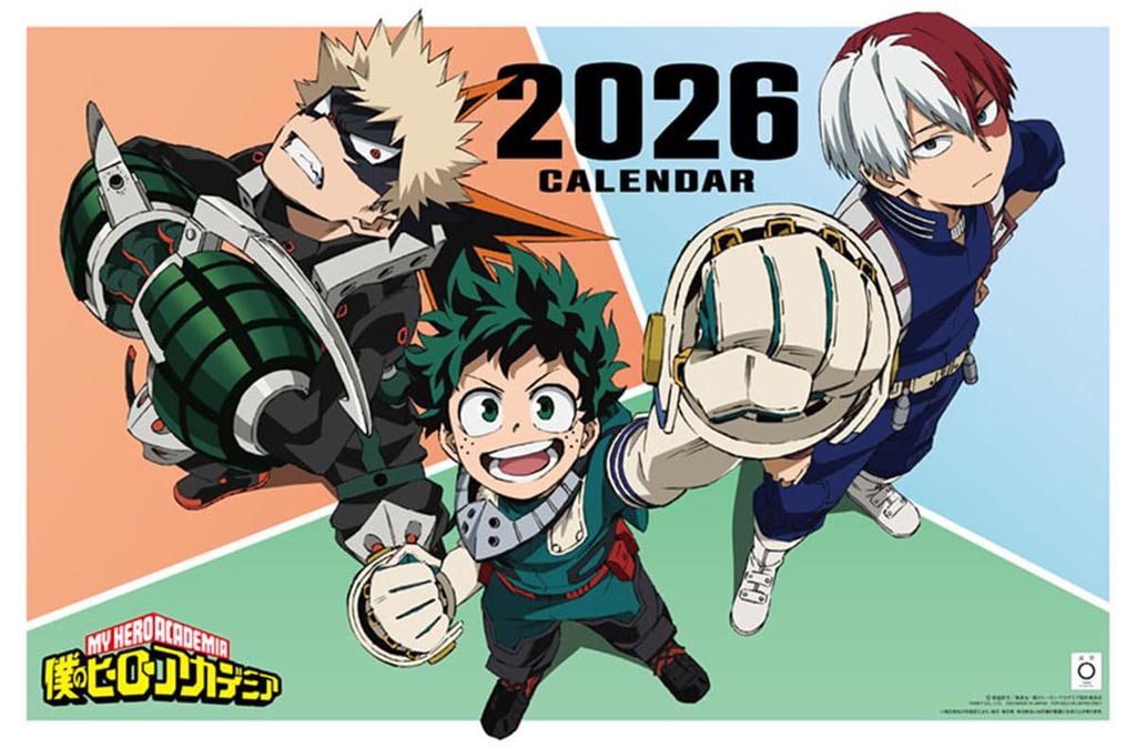TV Anime Hero 2026 Wall Calendar "My Academia" CL-021