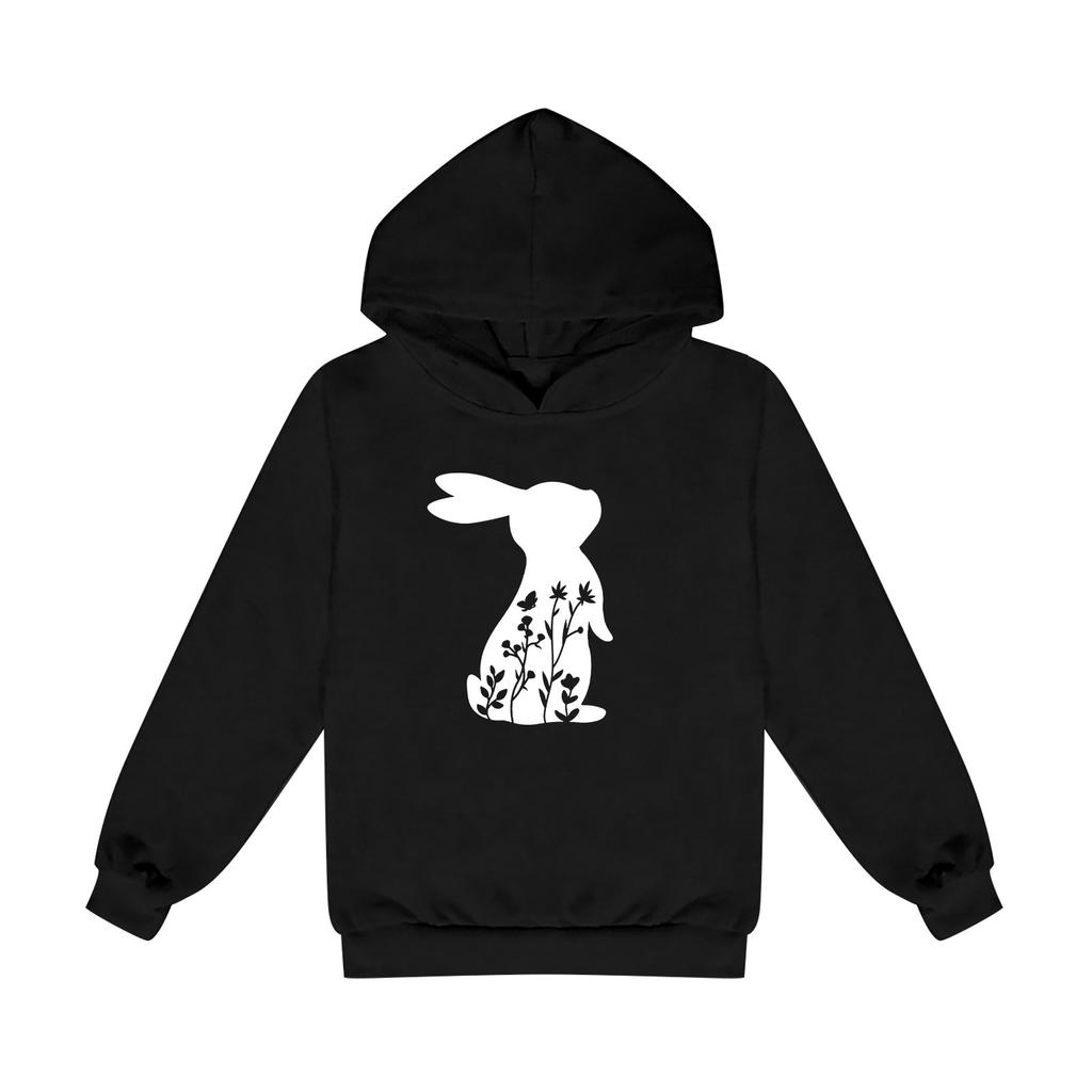 Außenhandels-Explosion Osterhase-Druck Kinderkleidung lässiger Pullover Frühling und Herbst neue Kapuzenoberteile für Damen und Herren