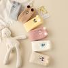 Autumn And Winter Stockings Children Fleece Thickened Warm Coral Fleece Knee Socks Cartoon Cute Floor Socks Long