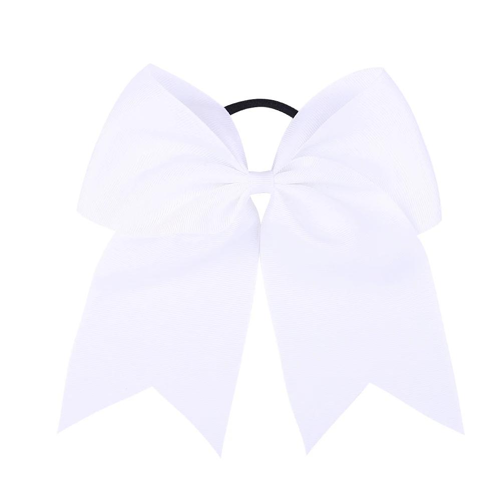 1 szt. Jednokolorowe Duże Kokardy z Elastycznymi Gumkami do Włosów dla Dziewczynek Kokarda z Wstążki Gumka do Włosów Nakrycie Głowy Akcesoria do Włosów dla Dzieci