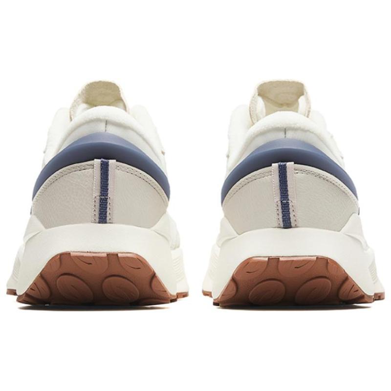 Anta Icing Abrasion Resistant Low Top Casual Shoes Men's Ivory White Sneakers 912328856-6