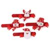 12Pcs Christmas Slap Bracelets for Kids Adult Comfortable Slap Wristbands Stocking Fillers For Christmas Decorations