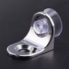 10Pcs L Shaped Shelf Support Brackets Zinc Alloy Stainless Steel Fixed Pins for Cabinet Furniture Closet Silicone Suction