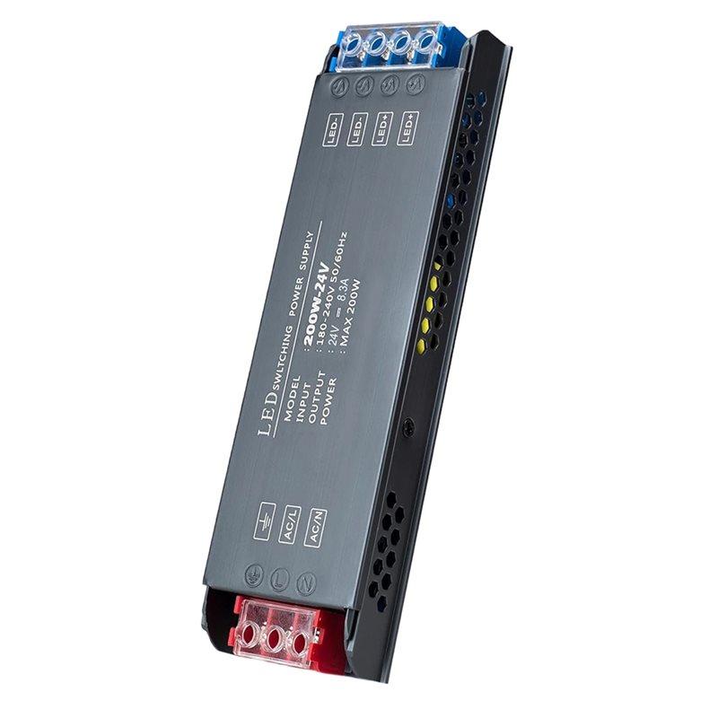 ABBP-LED Driver 200W 24V DC Low Voltage Transformer Power Supply Transformer Adapter AC 110V To 24V DC
