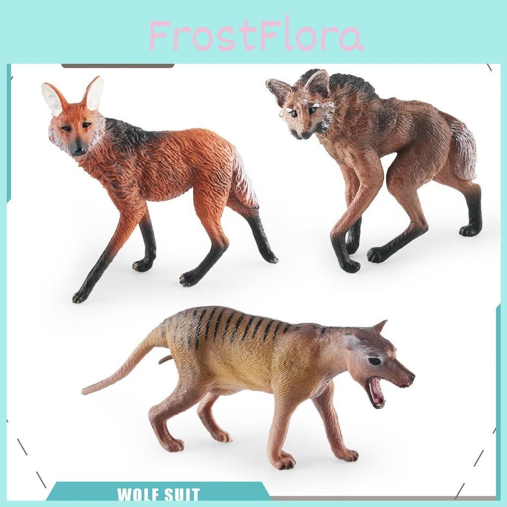 Simulated Wild Animal Wolf Model Ornament For Desktop Decoration Collecting And