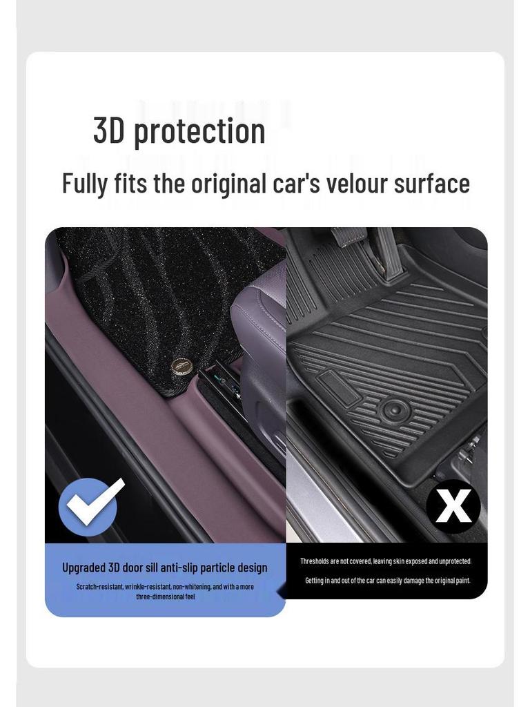 Leapmotor C10 TPE Πατάκια Πορτών Δαπέδου: Μοντέλο 25/26, Πλήρης Κάλυψη, Διπλής Στρώσης, Χρώμα Πρωτότυπου Αυτοκινήτου, Ανθεκτικό στη Βρωμιά & τη Φθορά.