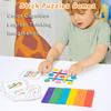 Montessori Wooden Toys Children'S Rainbow Stick Thinking Puzzle Diy Ice Cream Stick Puzzle Challenge Table Games Educational