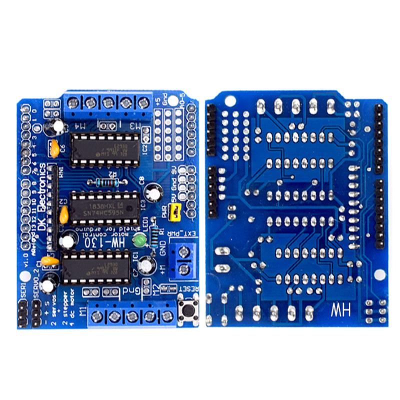 L293D Motor Drive Shield dual for arduino Duemilanove, Motor drive expansion board motor control shield Mini L293D