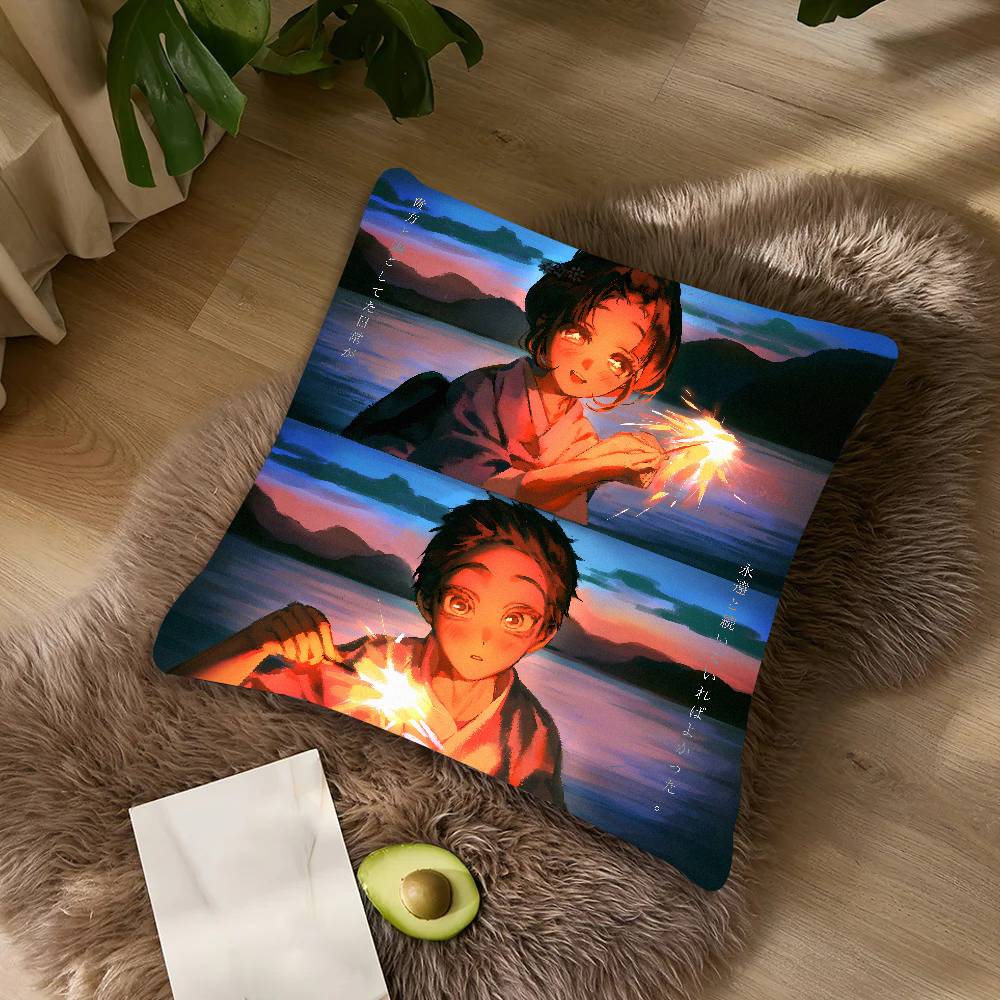 New Movie Popular D-DEMONS Cool S-LAYER Anime Pillow Case Toon Gift Cushion Cover Bedroom Home Sofa Chair Seat Decor Pillow Case