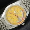 REFURBISHED VINTAGE SEIKO 5 AUTOMATIC 6309A JAPAN MENS YELLOW WATCH A440838-4
