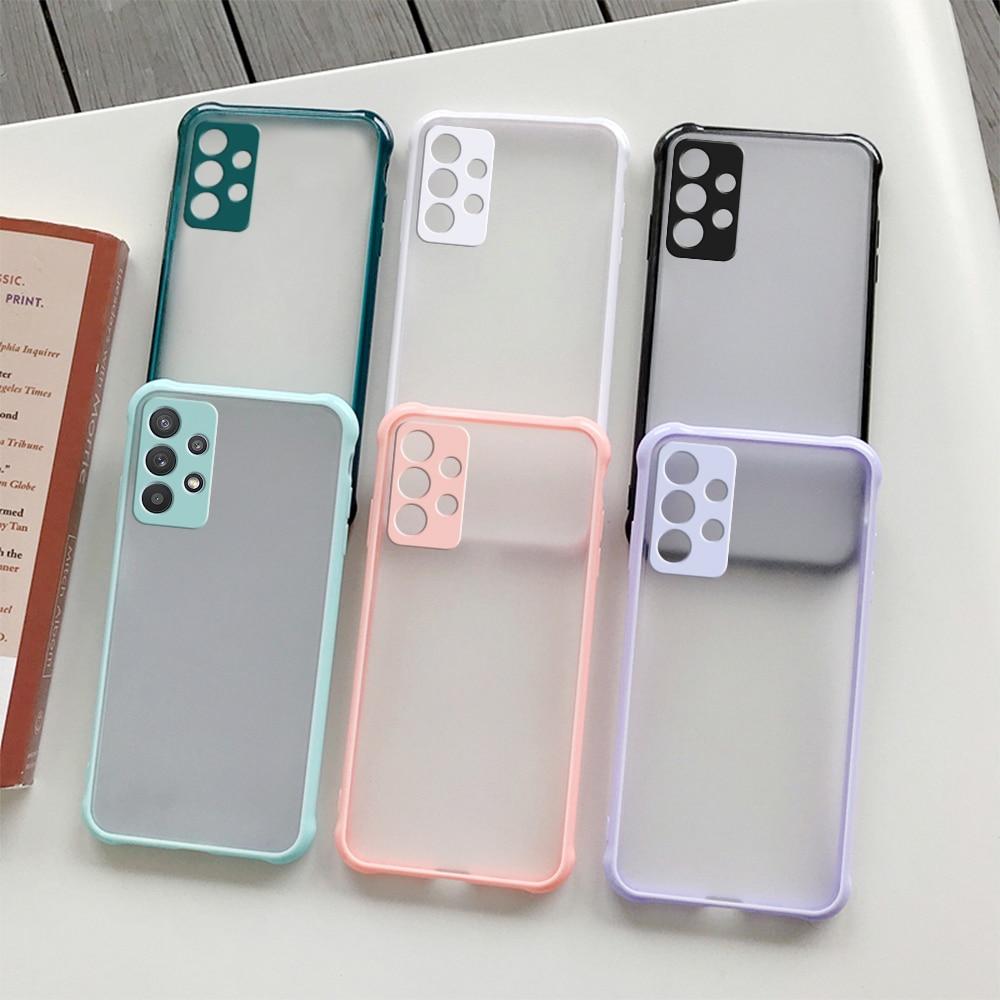 Buy Shockproof Matte Silicone Phone Case For Samsung Galaxy A32 A72 A52 A12  A22 A31 A41 A51 A71 A21s A 32 72 52 12 Back Cover Coque at affordable  prices — free