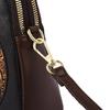 Women's Embossed Elephant Design Crossbody Bag Vintage Leather Shoulder Bag for Daily Use
