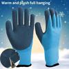 1Pair Winter Waterproof Work Safety Thermal Gloves Anti-Slip Grip Garden Gloves For Worker Builder Hands Protection