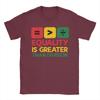 Vintage T Shirt Summer Black History Equality Greater Than Division Novelty T Shirts  Cotton Printed Short Sleeve Top Tees