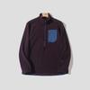 Bata Men's Breathable Soft Fleece Half-Zip Stand-Up Collar Jacket