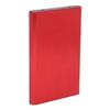 2.5 Inch SATA HDD Enclosure Type C 10Gbps High Speed Portable Hard Drive Case with LED Indicator Red  (Not Inclube Hard