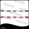 FETG4 Auto Styling For Ford Focus Lettering Emblem Chrome silver Glossy black Red Car Rear Trunk Badge Decal Body Sticker Accessories