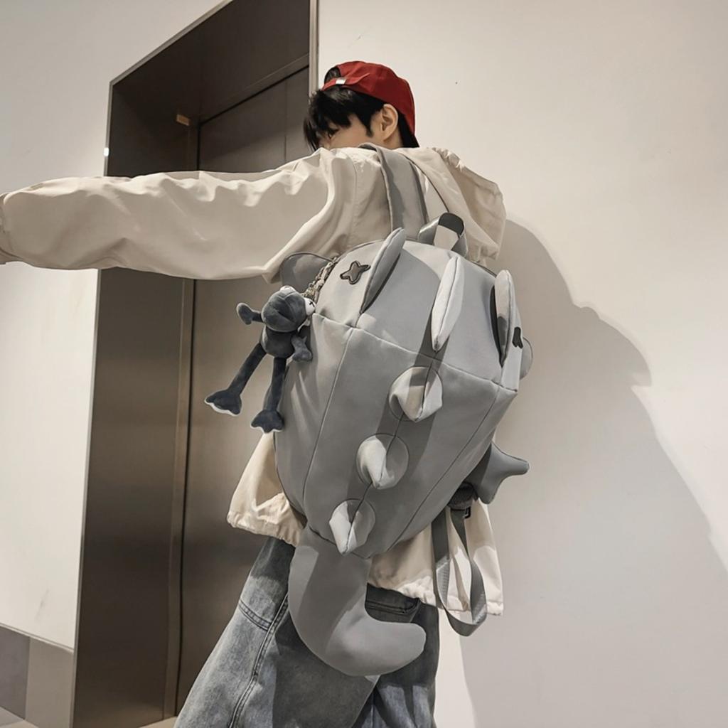 Backpack, Design Personality Ugly Cute Creative Backpack, College Students Funny Backpack