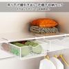 Steel Storage Rack with Hanging Storage Stationery Tabletop Small Item Office Supplies Organizer Under-Desk Dividers, Shelf, Under-Cabinet Rack,