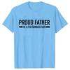 Funny Shirt for Men Clothing Proud Father of A Few Dumbass Kids Print T Shirt for Men Fathers Dad Gift T-shirts Short Sleeve Top