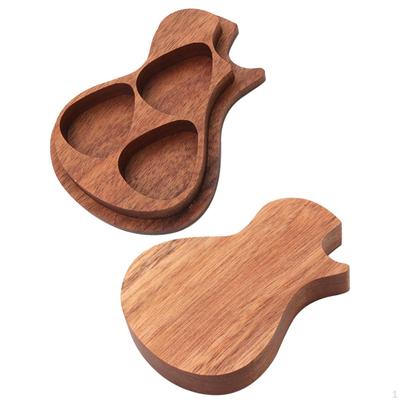 Guitar Pick Box Holder Mini Plectrum Container Solid Storage Case Carrying Organizer for Daily Use