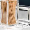 Toothpick Bottle Elegant Clean Square Shape No Odor For Home