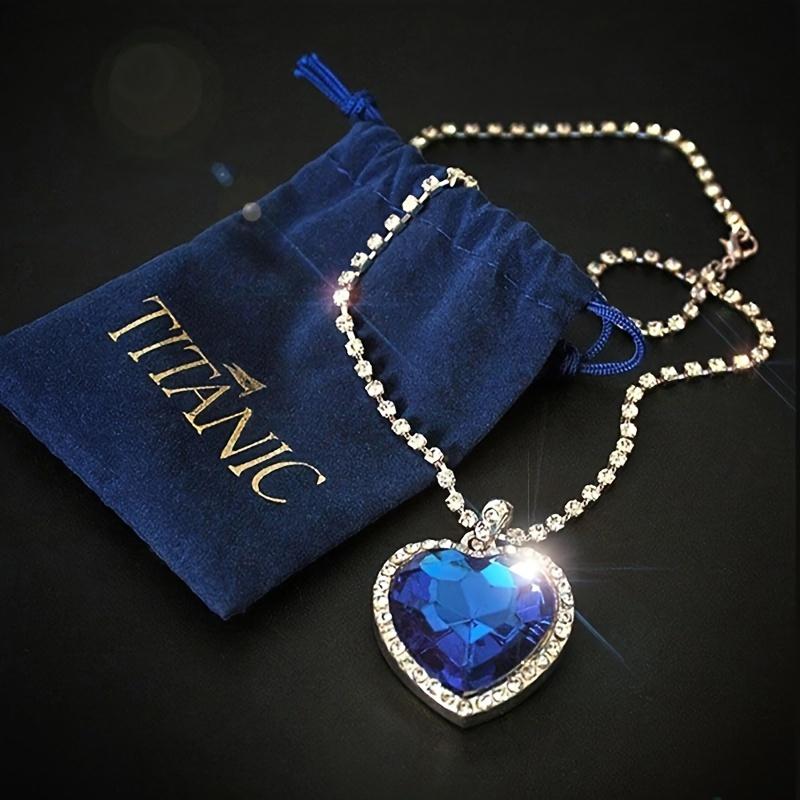 Elegant heart shaped synthetic zirconia pendant necklace sparkling jewelry accessories for parties banquets suitable giftGood product