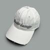 Ripped Style 3D Letter Embroidered Baseball Cap For Men And Women, Sun Camouflage Personalized Niche Baseball Cap