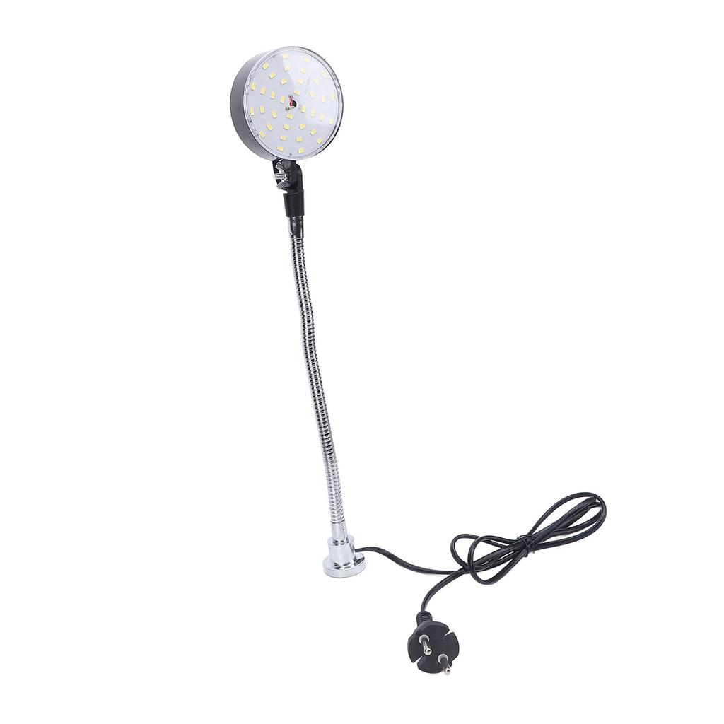 LED Machine Light 30cm Flexible Gooseneck Magnetic Base Work Light for Lathe Workbench Workshop