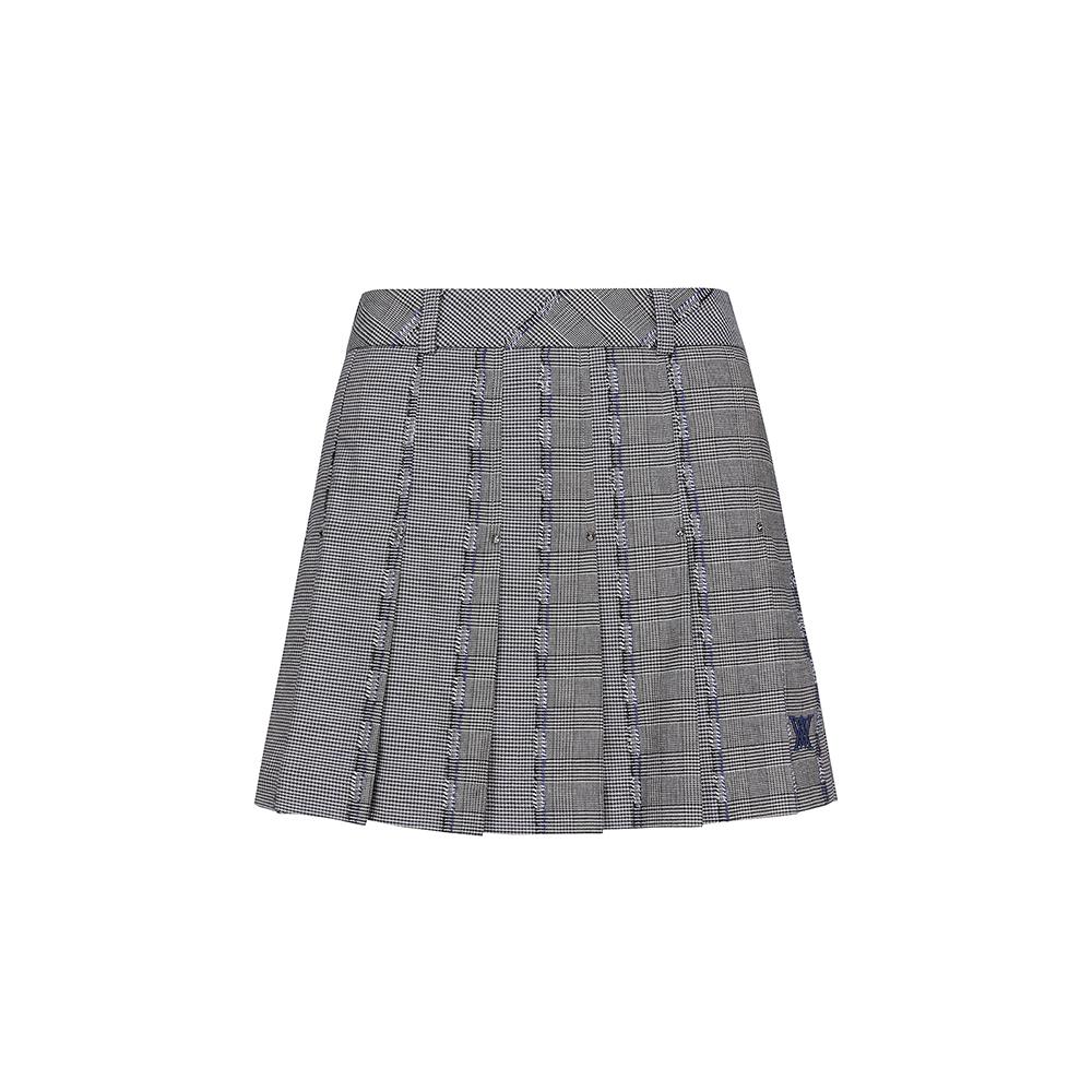 Anew Golf W Fall Check Point Pleats Sq_Gr