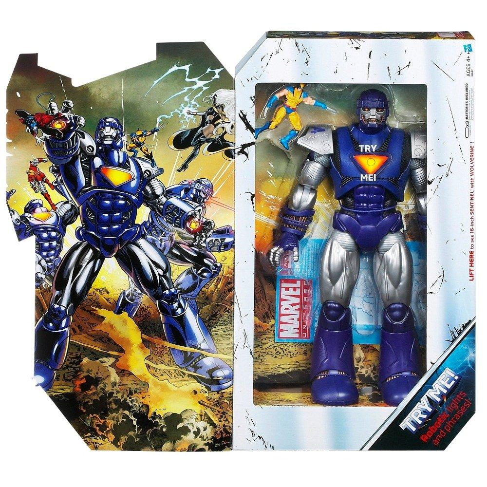 Marvel Universe Masterworks Figurka Sentinel Figurka Wolverine Zestaw 16-calowa i 3,75-calowa