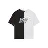 WE11DONE T-Shirts Unisexes Noir Blanc Col Rond Coupe Droite Modérée WD-TT1-22-558-U-BW