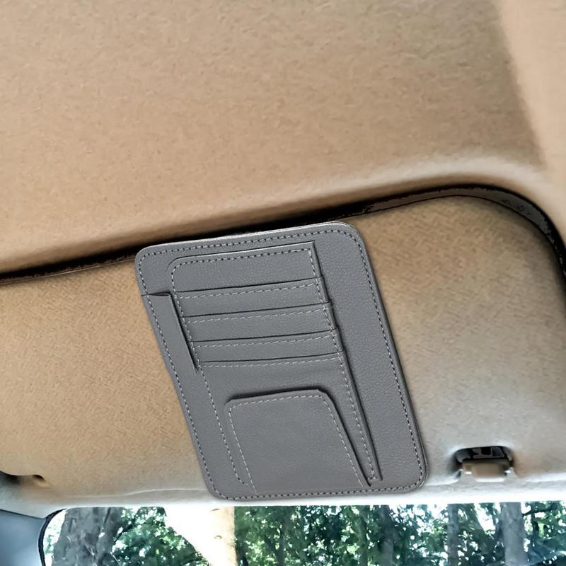 Scratch-resistant Auto Visor Holder Car Glasses Frame Clip With Storage Compartment Car Visor Box Car Interior Accessories