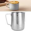 304 Stainless Steel Coffee Latte Cup Stainless Steel Milk Jug Frothing Cup  Cappuccino Making