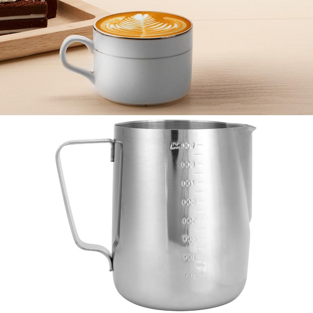 304 Stainless Steel Milk Frothing Pitcher Stainless Steel Frothing Cup  Cappuccino Making
