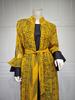 AB318 Women's Ruffle Sleeve Jalabiya: Middle Eastern Evening Two-Piece Dress