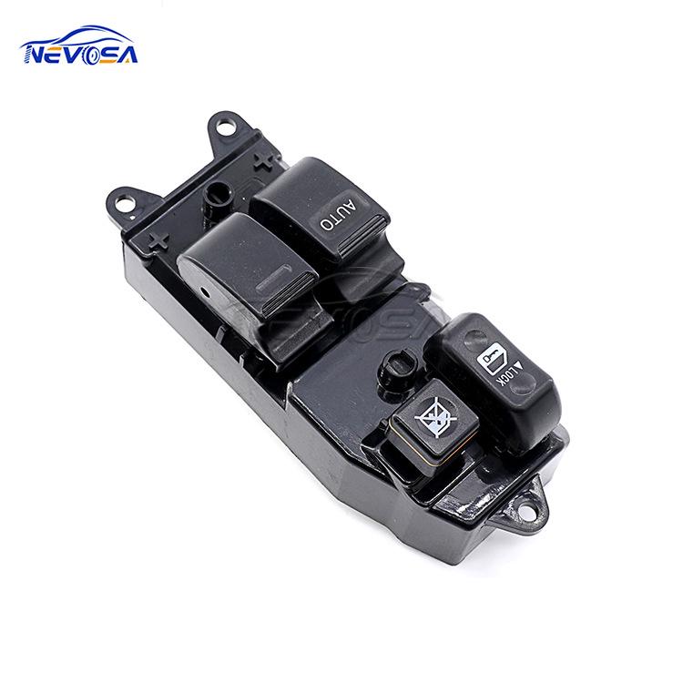 The 84820-10100 Power Window Switch fits Toyota Hiace two-door models.