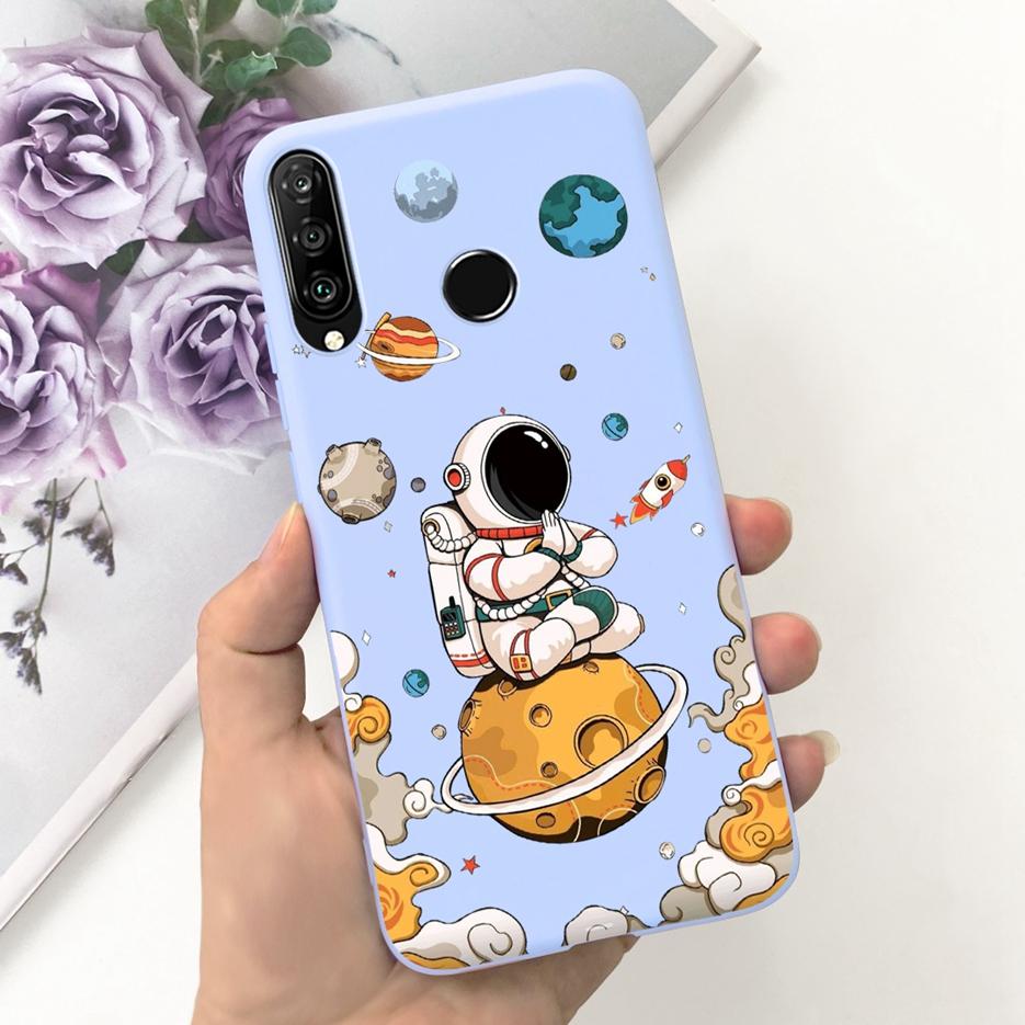 For Huawei P30 Lite Case Cute Fashion Carton Cover Soft Silicone Phone Case For Huawei P30 Pro P 30 Lite P30Lite Back Cover Bags