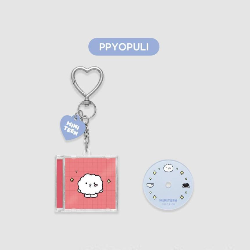 MINITEEN MINI PORTACHIAVI CD SEVENTEEN MERCHANDISE, Ufficiale, Originale, Autentico, KPOP