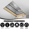 R Value Attic Stairway Name Note Aluminum Note Pollutants Premium Aluminum Foil Attic Door Insulation Cover Product Name