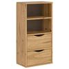 VidaXL Sideboard with Drawers ODDA 40x24x79 Cm Solid Pine Wood, Cabinet, Buffet, Kitchen Storage Furniture, 4103593
