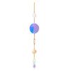 Pegador de Sol de Cristais Coloridos, Pegador de Sol Pendurado com Corrente, Ornamento de Sino de Vento com Bolas de Cristal para Janela Casa Jardim Dia de Natal Festa Casamento