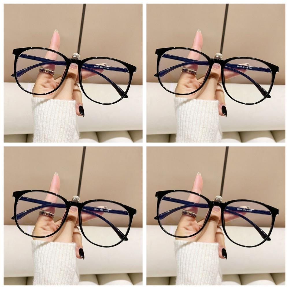 4 PCS Anti Blue Light Blocking Glasses Clear Anti Radiation Glasses Replaceable Lens for Women/Men