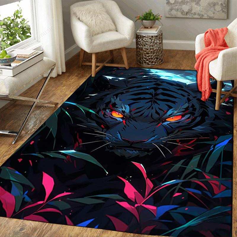 Tiger Rug Floor Mat for Living Room or Bedroom Soft and Comfortable Carpet a Gift for Birthday and Holiday.SFF0917394